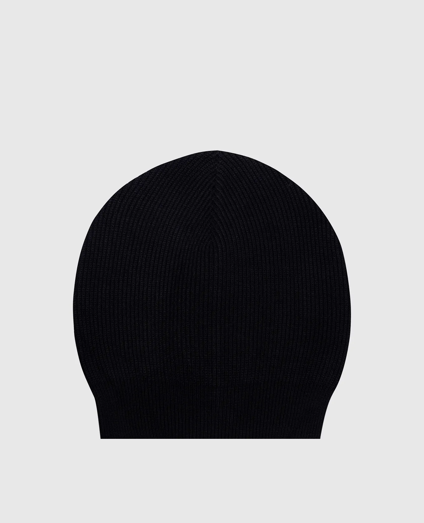 Brunello Cucinelli Black Cashmere Cap