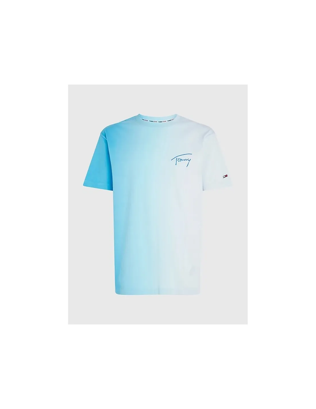 TOMMY JEANS CLASSIC CUT TSHIRT WITH GRADIENT EFFECT
