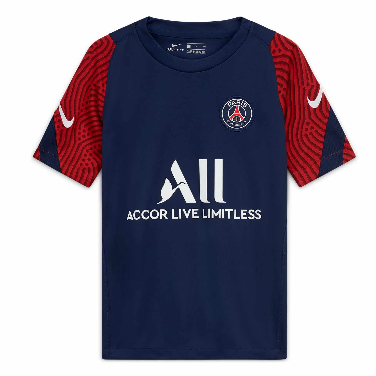 NIKE PSG KIDS' TRAINING 2020 2021 STRIKE TSHIRT