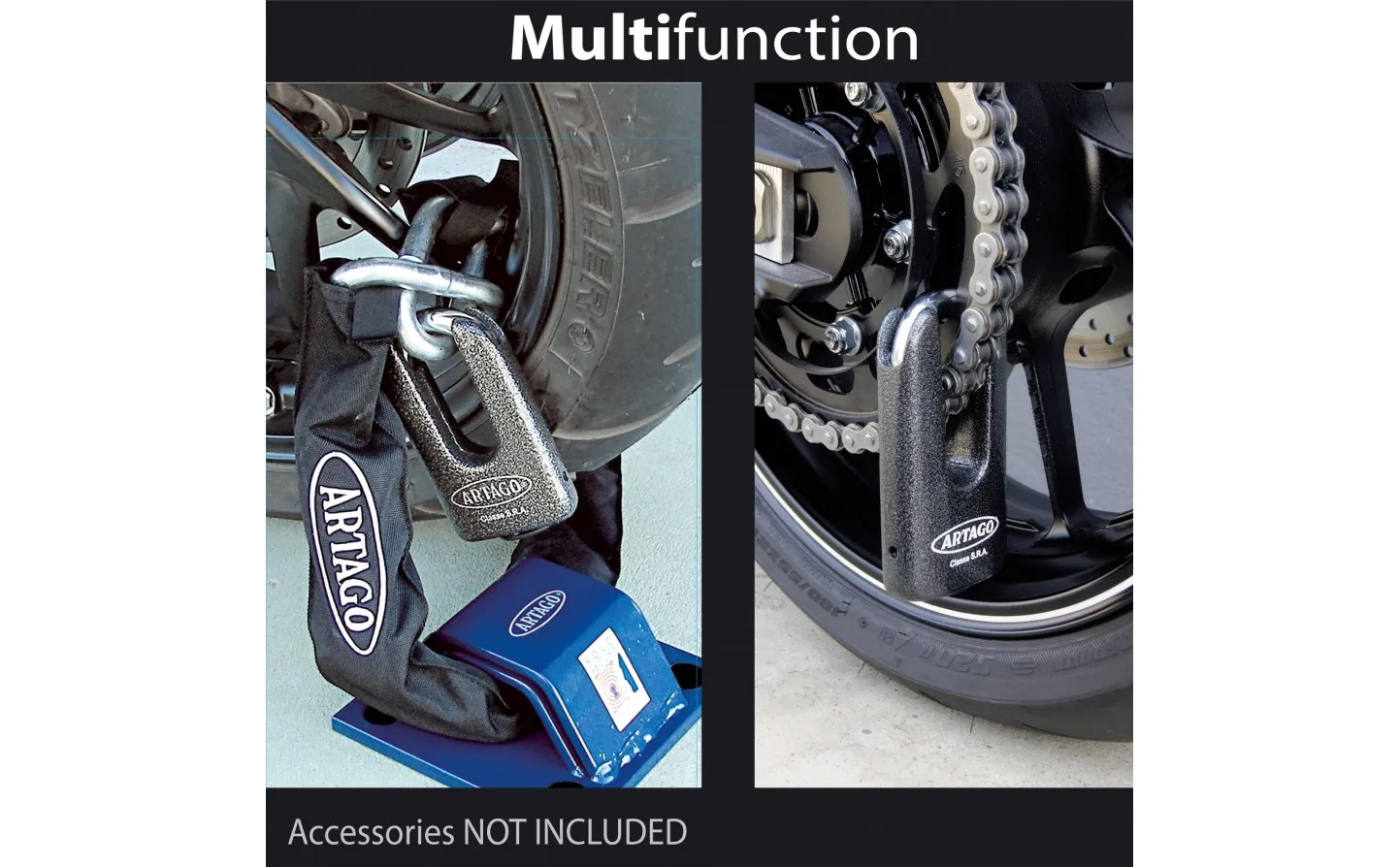 Candado Moto Disco Mini U Artago |69T/B|