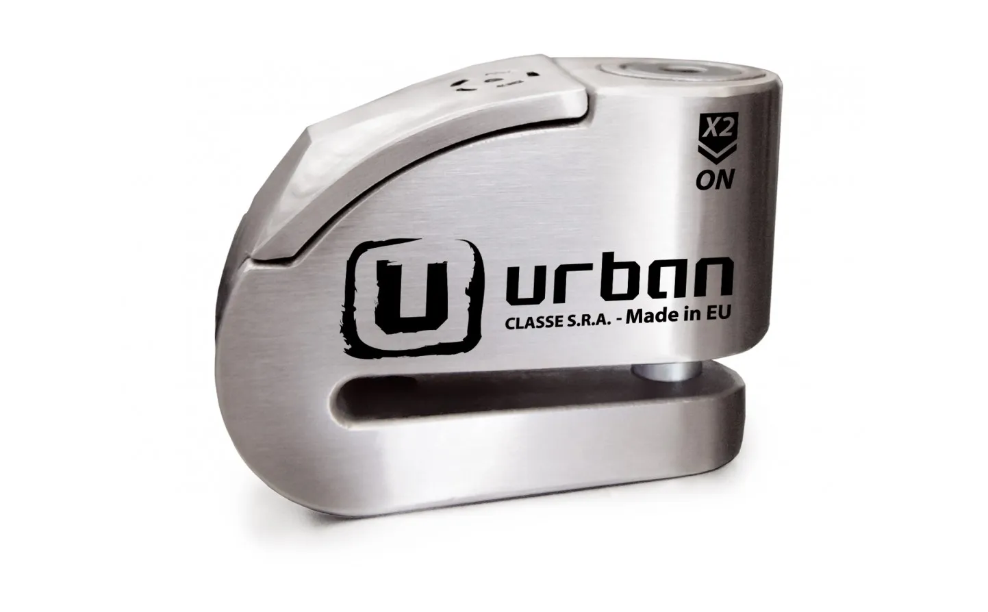 Candado Moto Disco Urban Alarma Homologado 14 Inox. | UR14S |