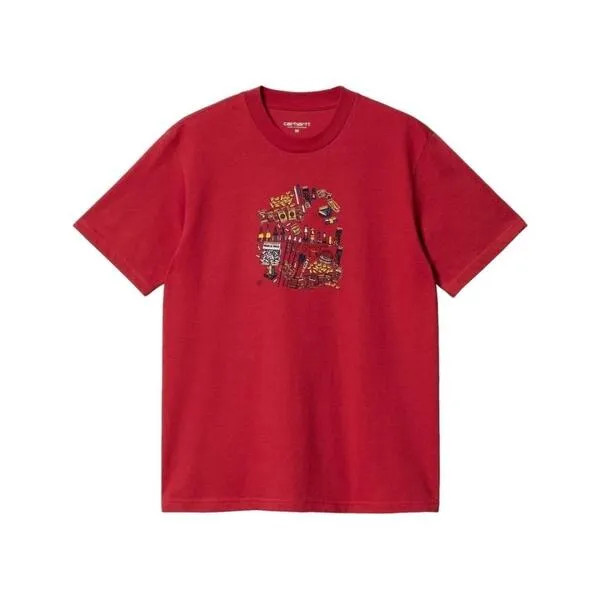 CARHARTT S/S FIREWORKS ROJO HOMBRE TSHIRT