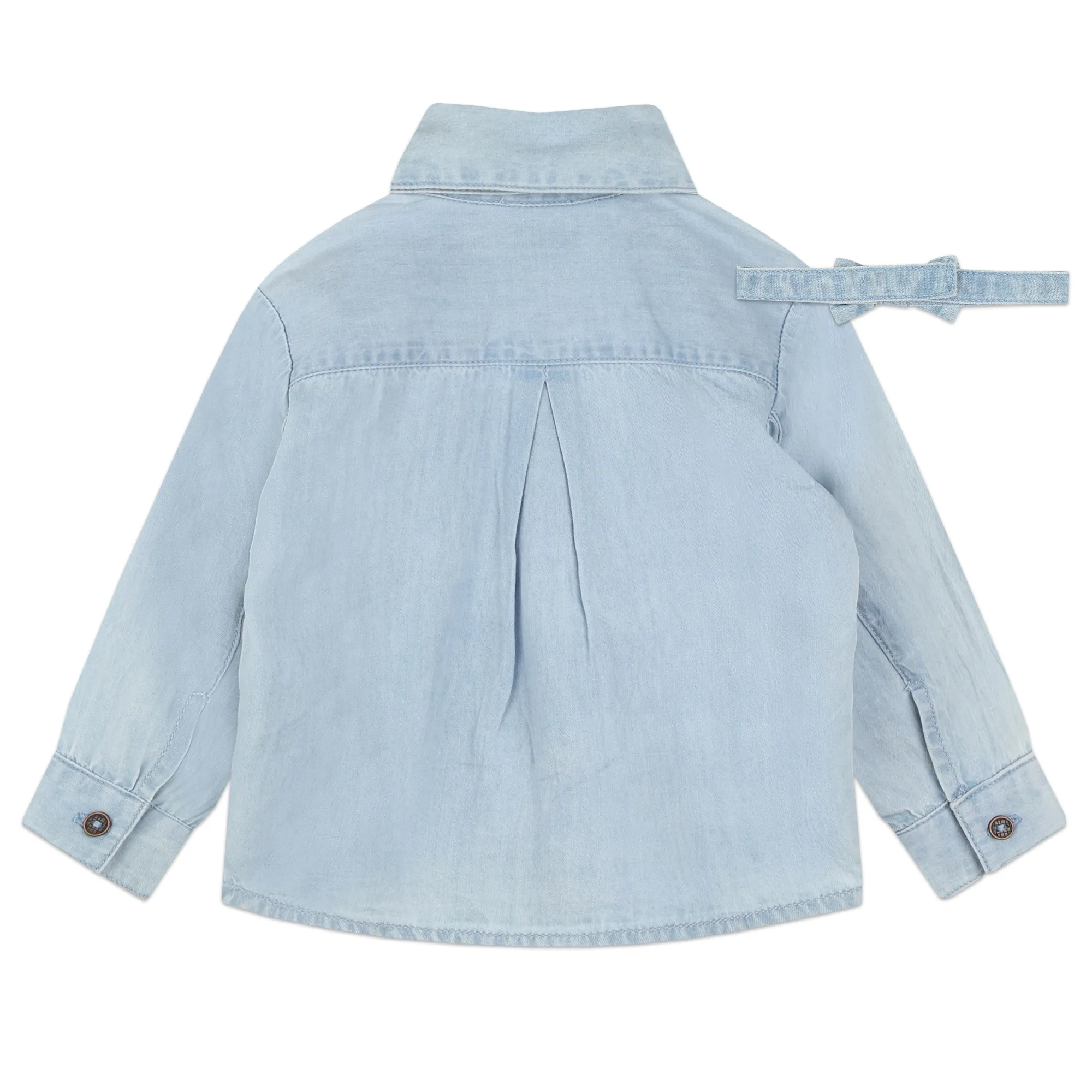 CARREMENT BEAU Camisa y pajarita vaqueras