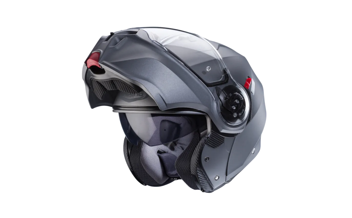 Mate Gun Metal Duke Evo Caberg Helmet |C0KA6091|