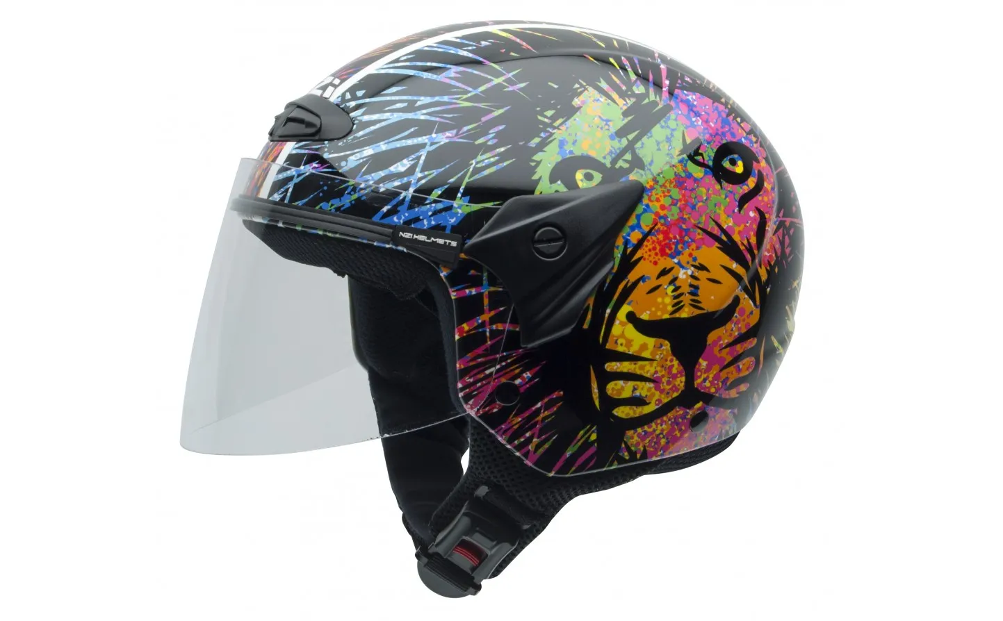 NZI Helix II Jr Graphics Visor Lion Shine Helmet |050269G508|