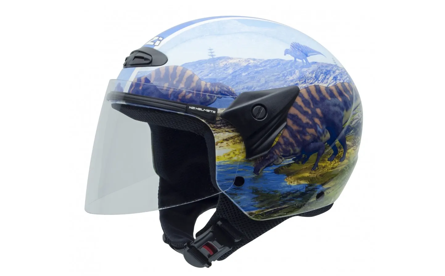 NZI Helix II Jr Graphics Visor Rex Shine Helmet |050269A060|