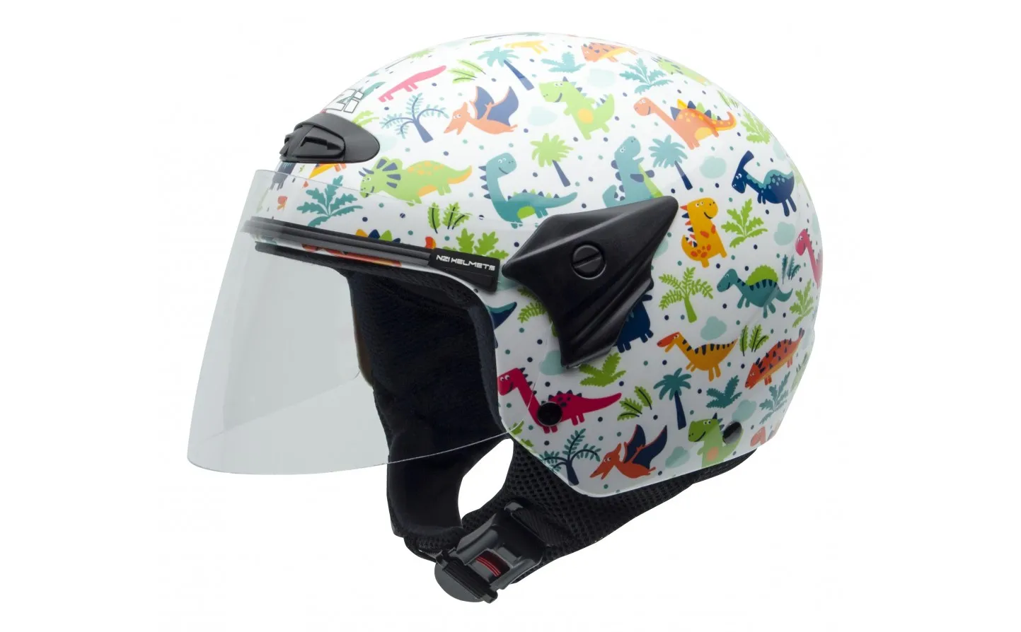 NZI Helix II Jr Graphics Visor Triassic Shine Helmet |050269A061|