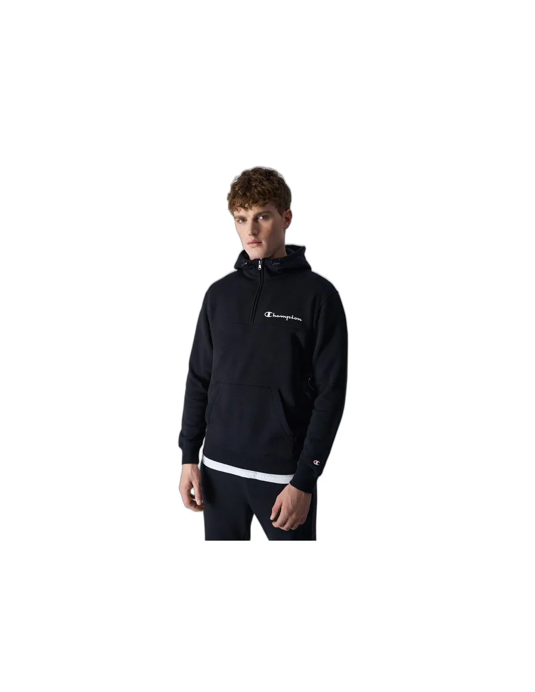 Champion Zip Legacy sudadera negra para hombre