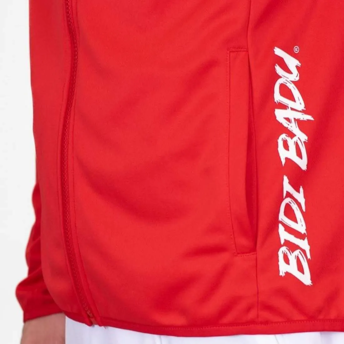 Red Bidi Badu Crew Hood Jacket | BIDI BADU