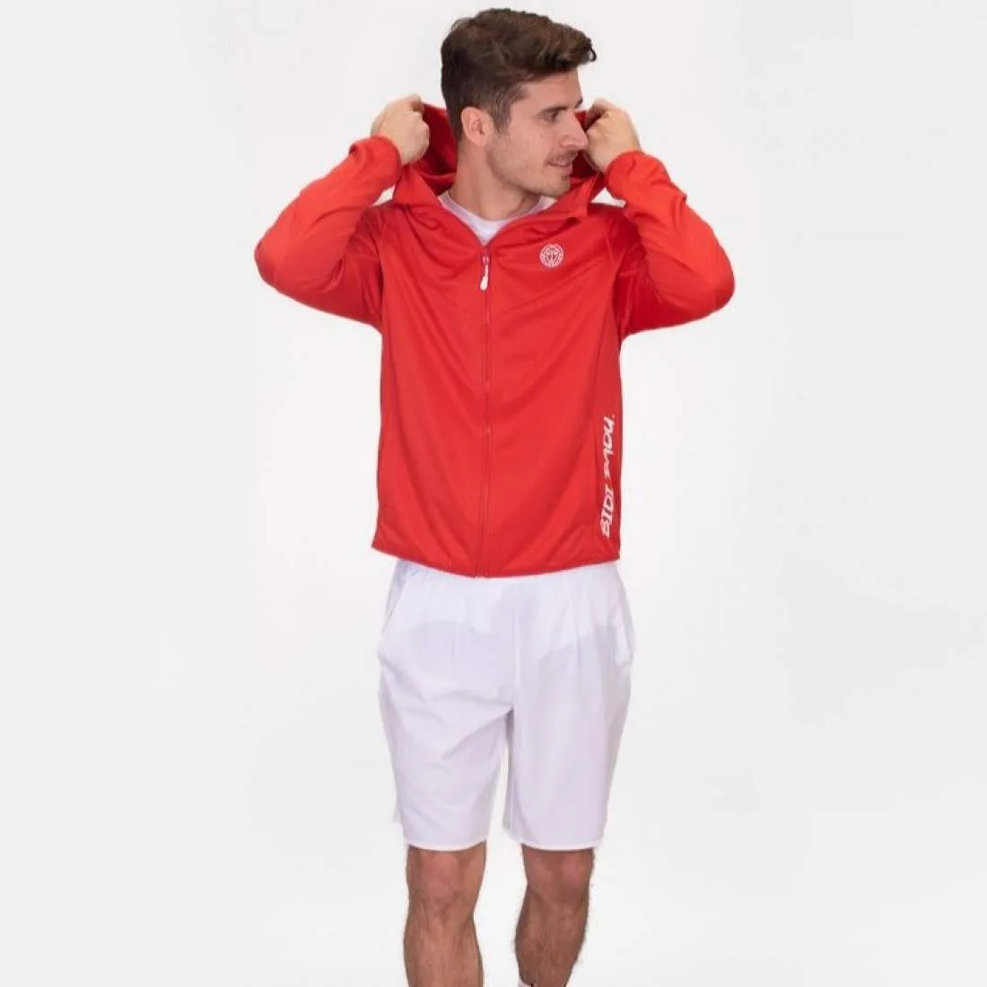 Red Bidi Badu Crew Hood Jacket | BIDI BADU