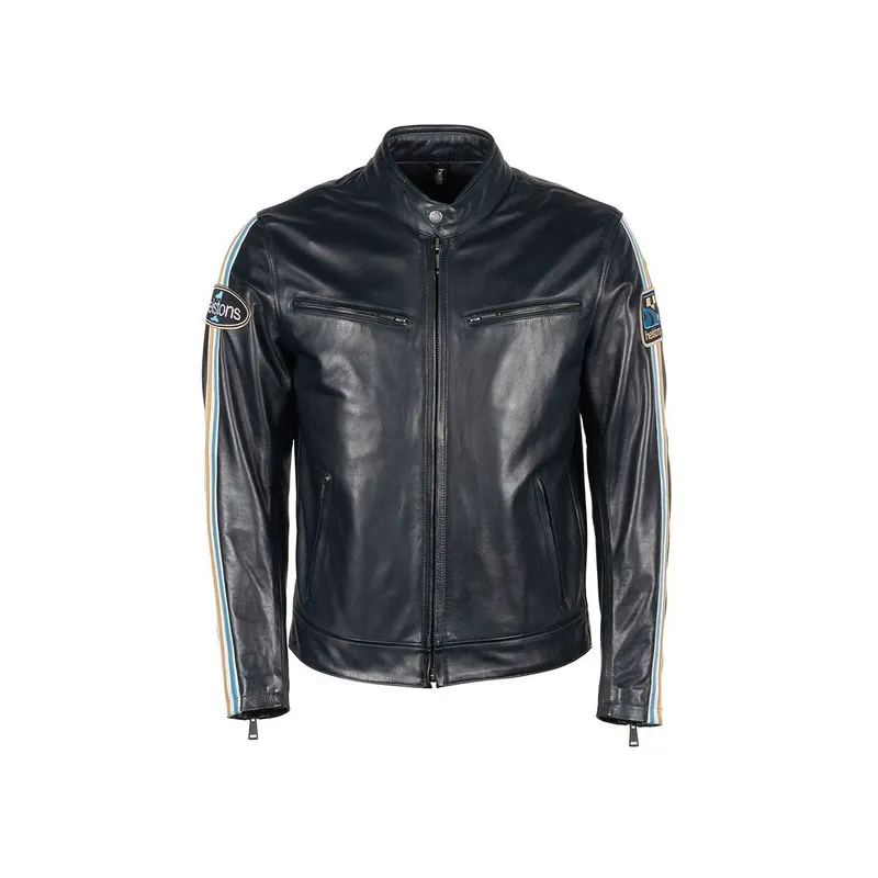 CHAQUETA RACE PIEL ANILINA  HELSTONS