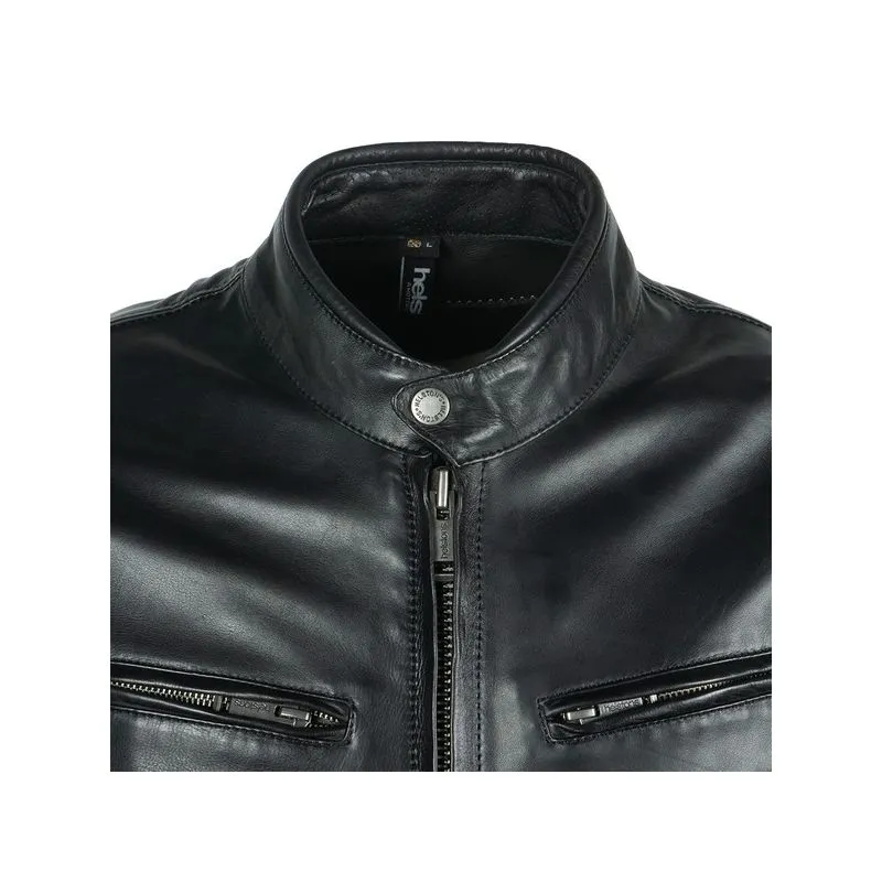 CHAQUETA RACE PIEL ANILINA  HELSTONS