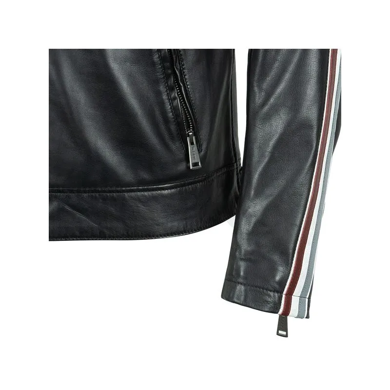 CHAQUETA RACE PIEL ANILINA  HELSTONS