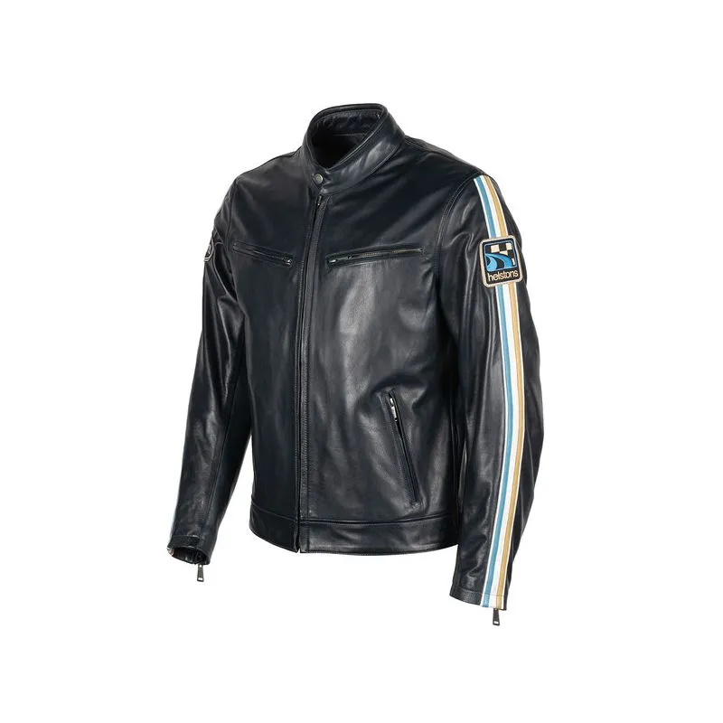 CHAQUETA RACE PIEL ANILINA  HELSTONS