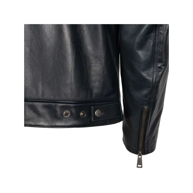 CHAQUETA RACE PIEL ANILINA  HELSTONS
