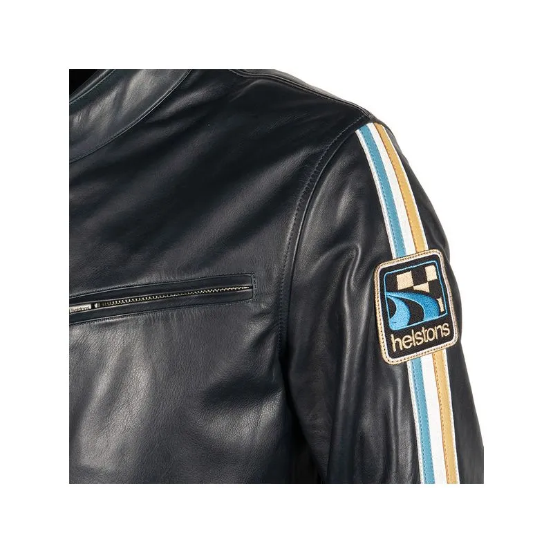 CHAQUETA RACE PIEL ANILINA  HELSTONS
