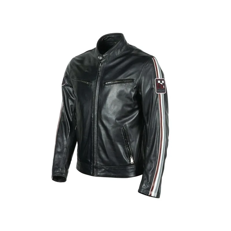 CHAQUETA RACE PIEL ANILINA  HELSTONS