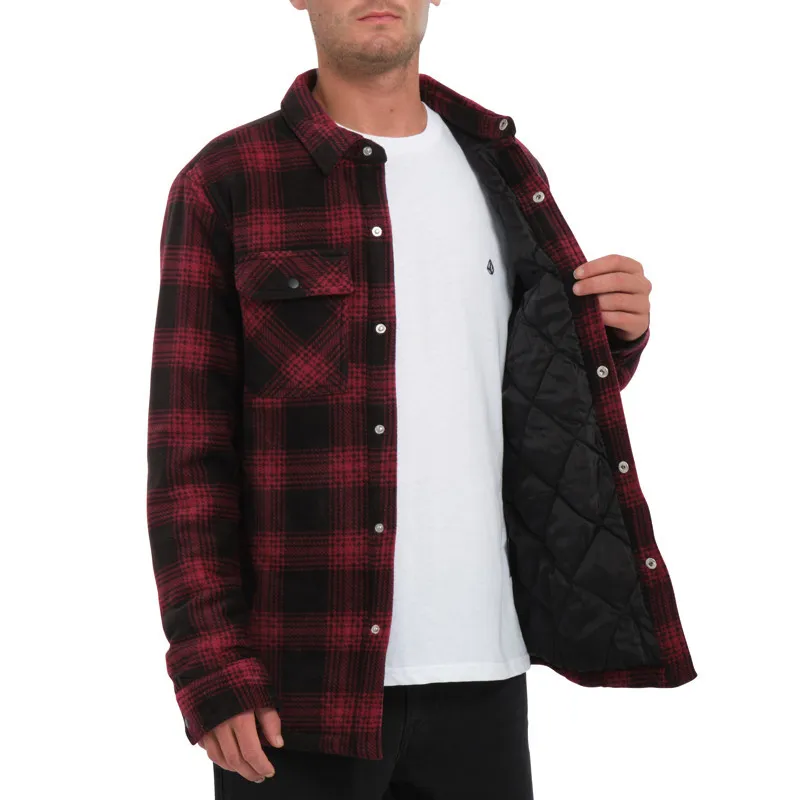 Volcom Bowered Fleece LS Wine Jacket