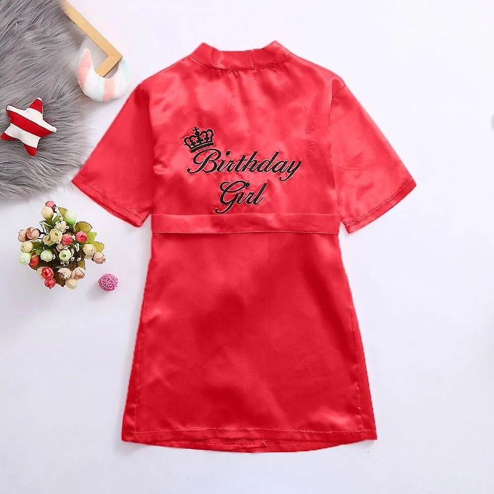 Children Summer Bath Robes, Silk Bathrobe Nightgown Robe