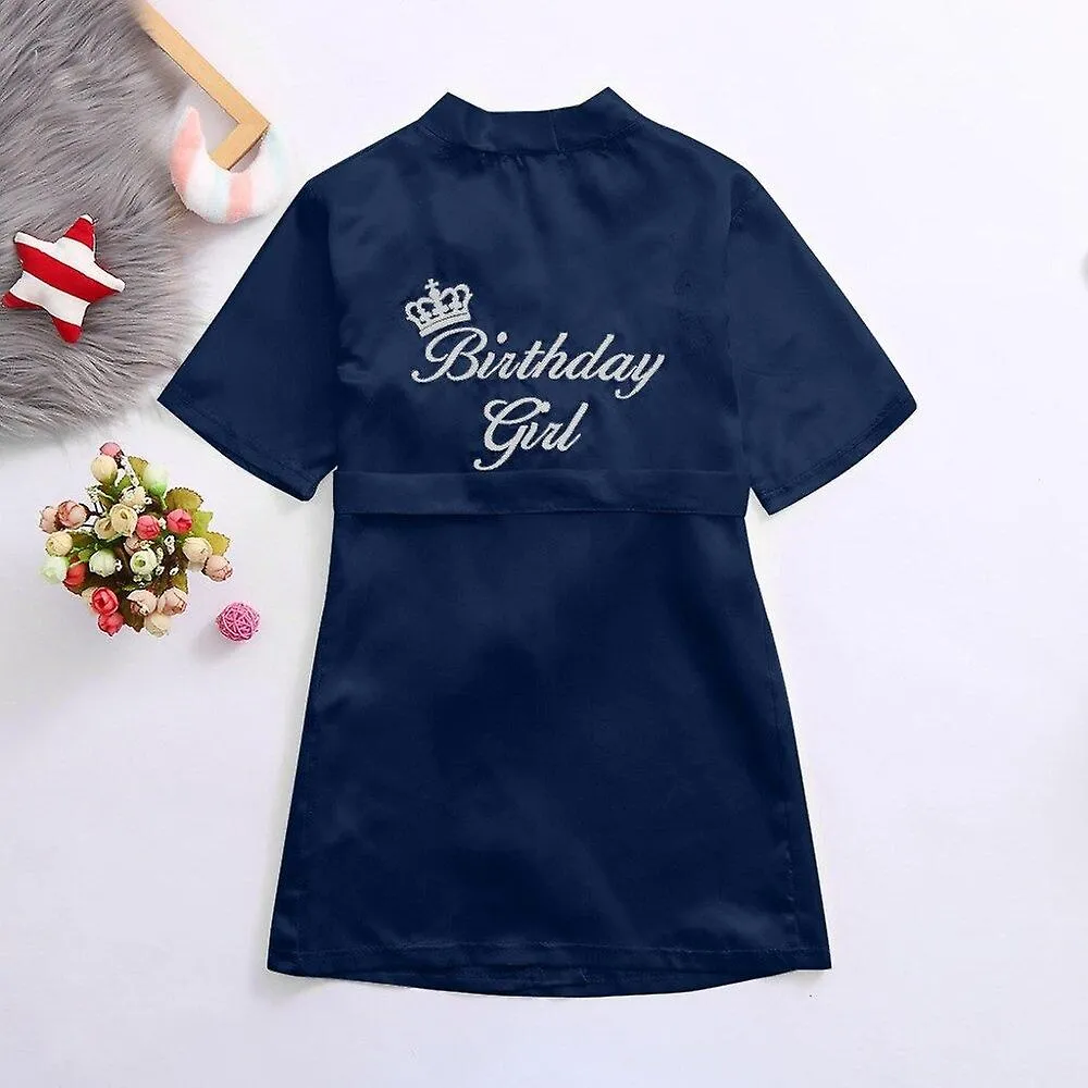 Children Summer Bath Robes, Silk Bathrobe Nightgown Robe
