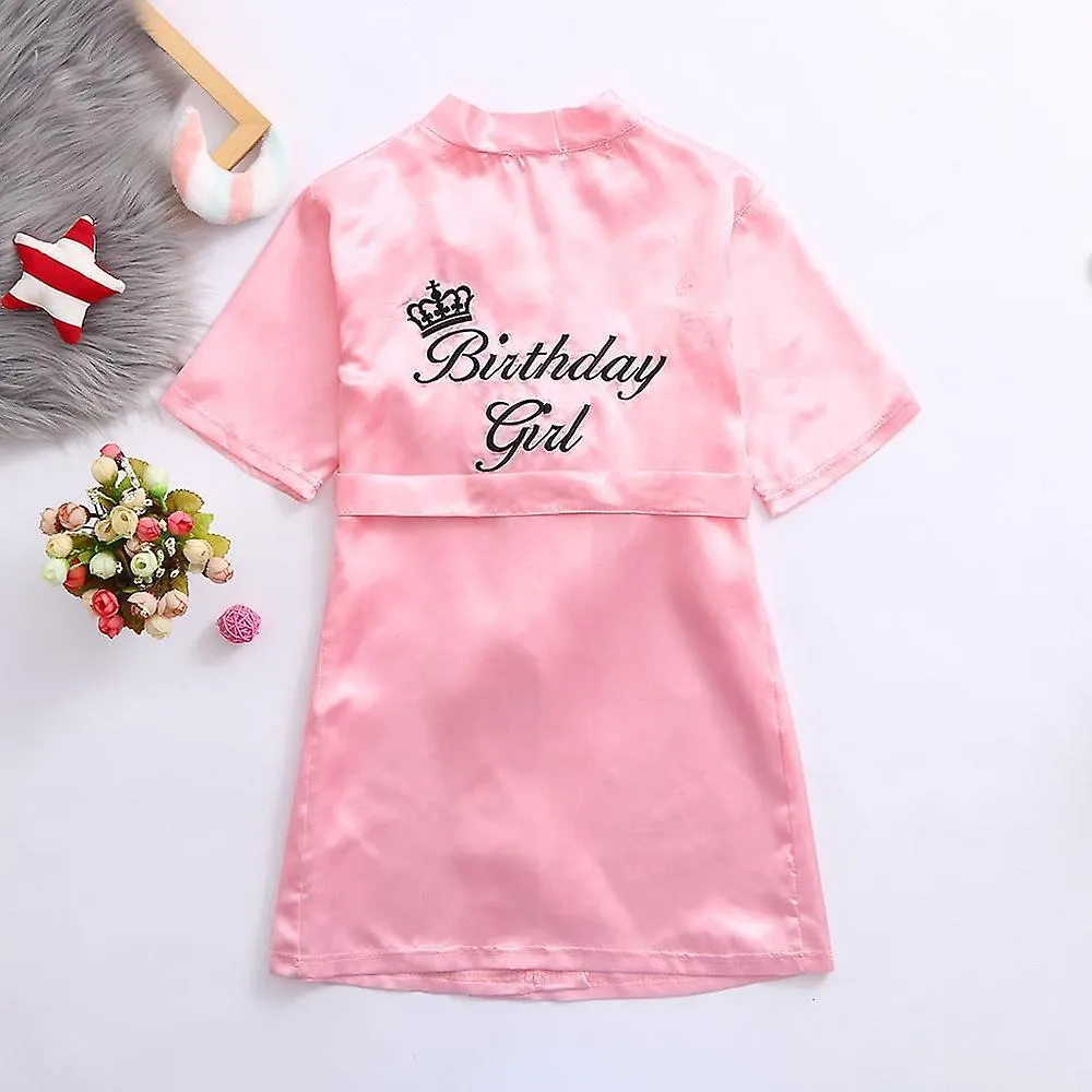 Children Summer Bath Robes, Silk Bathrobe Nightgown Robe