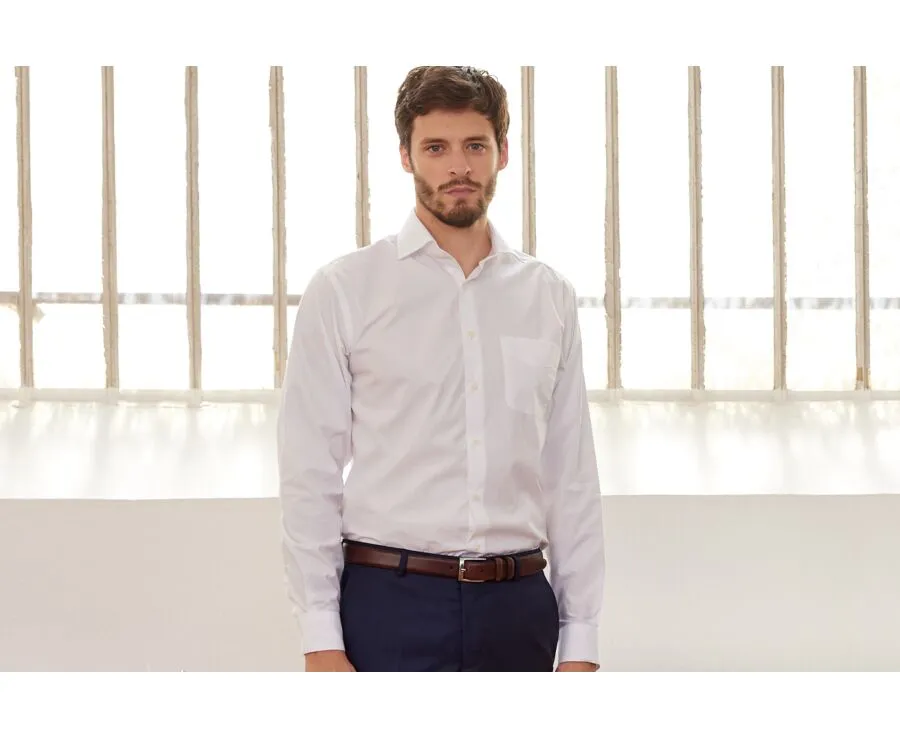 CLASSIC COTTON SHIRT WITH CHEST POCKET  ALBERTO II  BEST QUALITY & AFFORDABLE PRICE