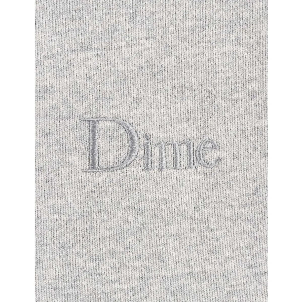 CLASSIC SMALL LOGO HOODIE  HEATHER GREY