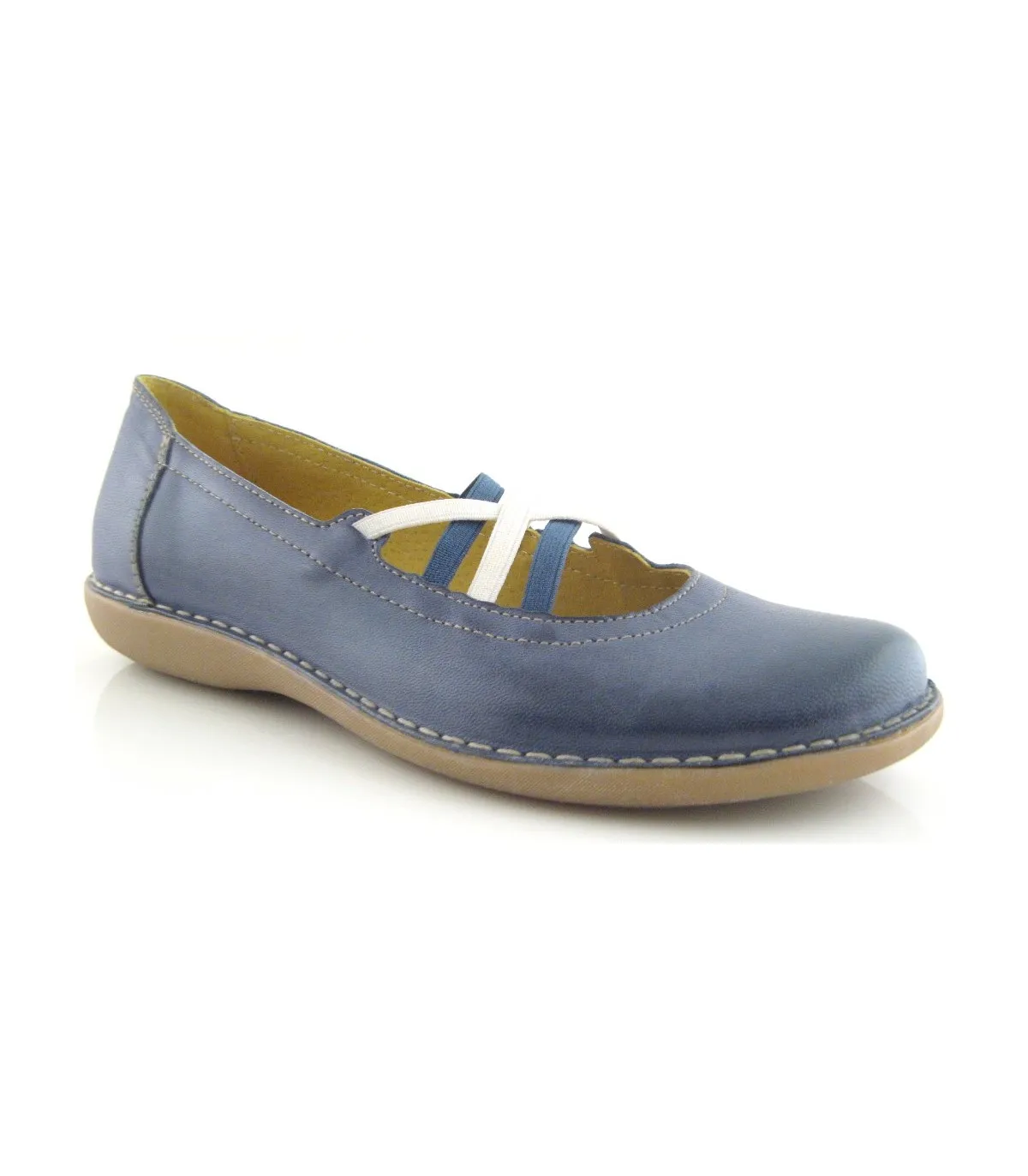 Color jeans elastic shoe.