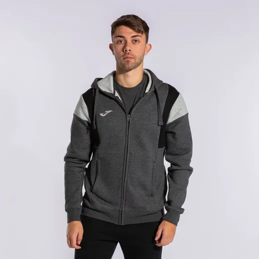 COMFORT III GREY ZIPUP HOODIE.