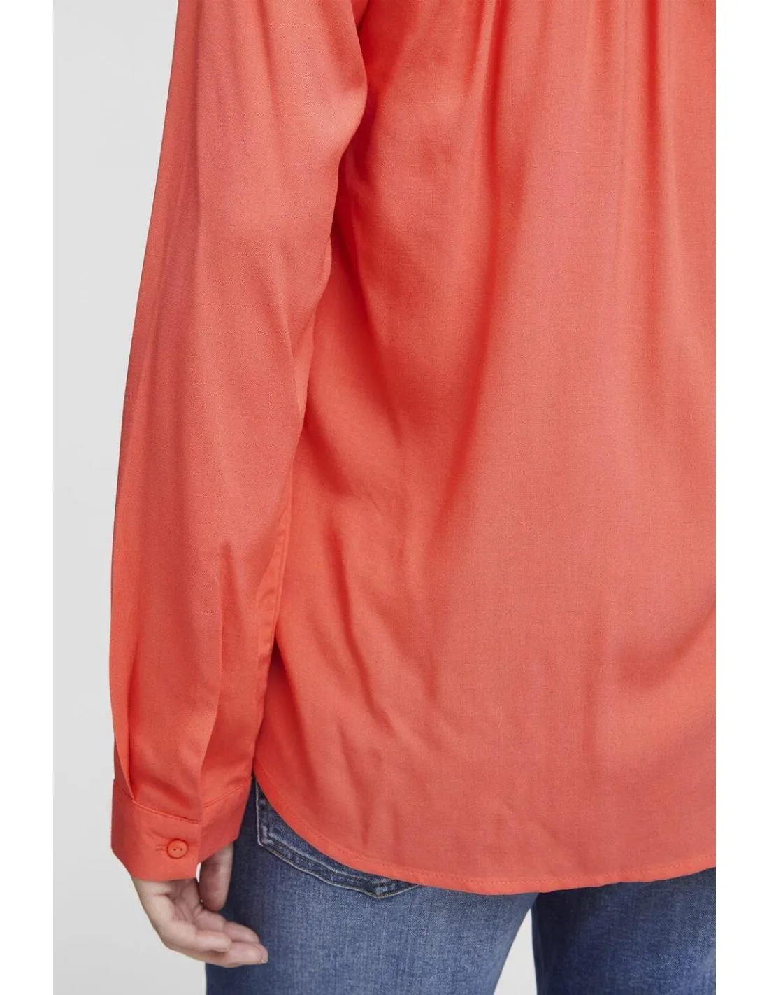 CORAL VNECK SHIRT BY ICHI MAIN