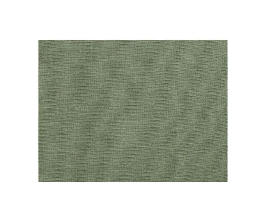 COTTON LINEN SHIRT IN SAGE GREEN  SILBERT