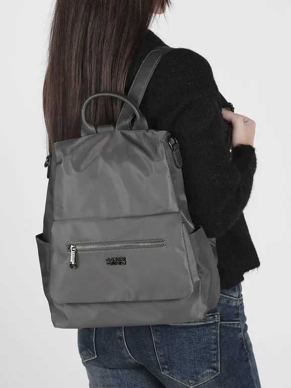 Coveri Collection Nylon Women's Backpack with Back Opening
