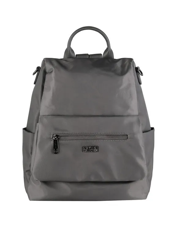 Coveri Collection Nylon Women's Backpack with Back Opening
