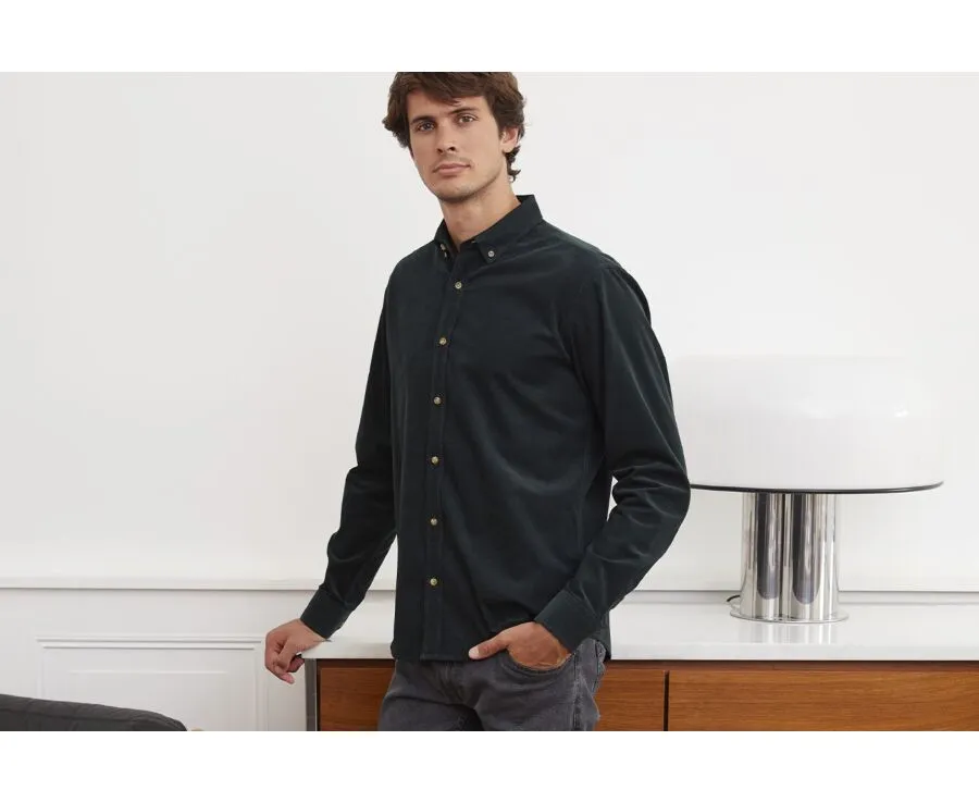 DARK GREEN CORDUROY SHIRT FOR SALE  WAYNE
