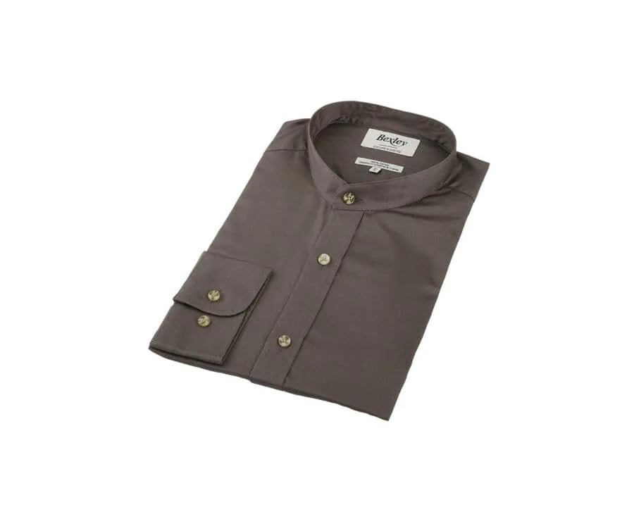 DARK KHAKI COTTON SHIRT  ACHILDE