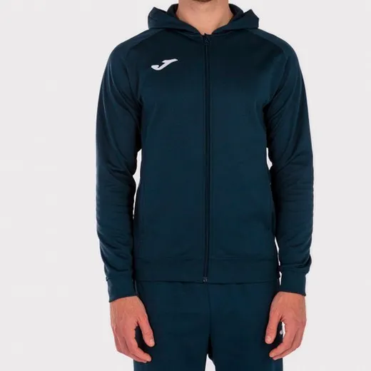 Dark Navy Men's Hooded Jacket