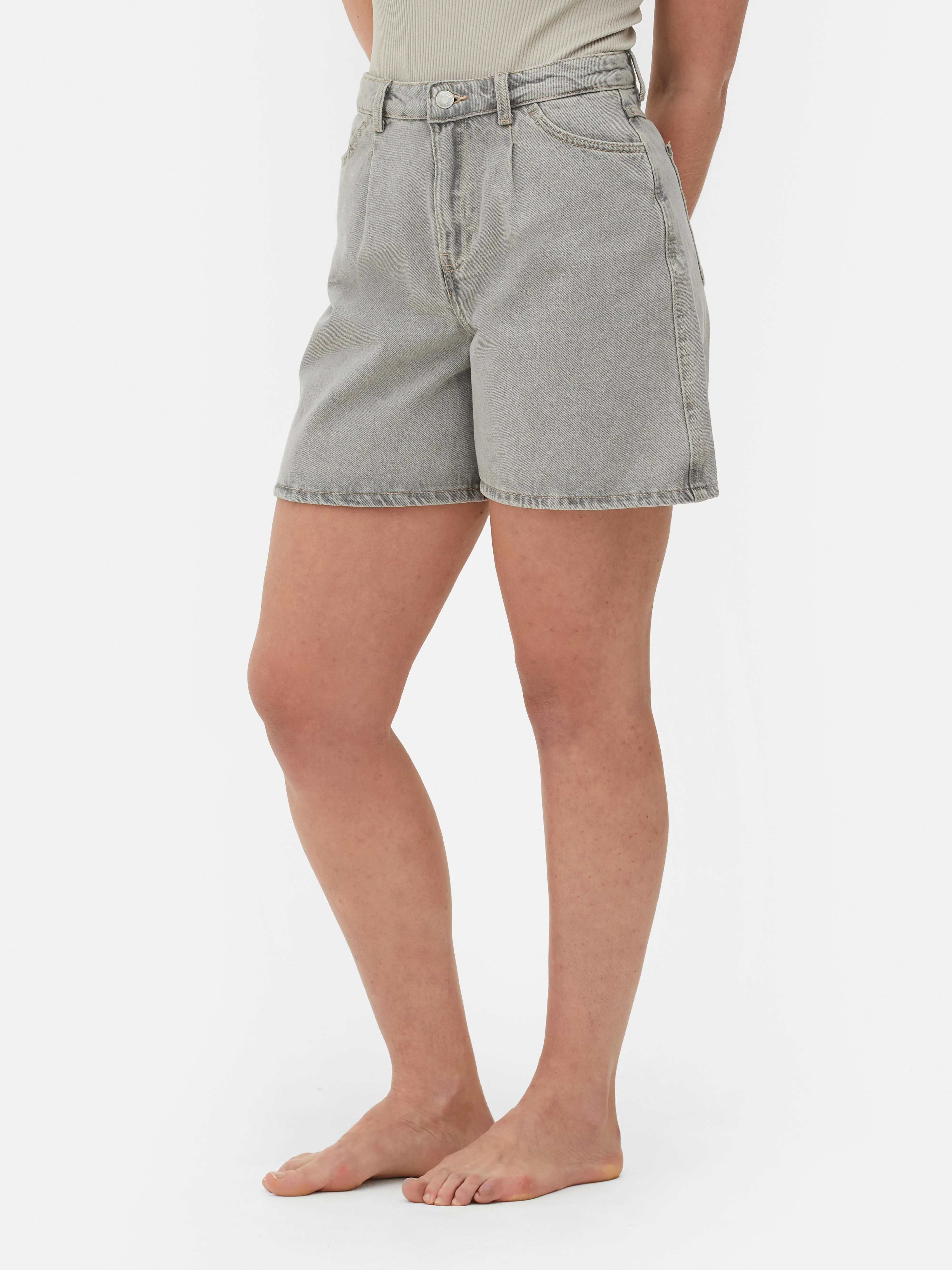 Denim shorts for men