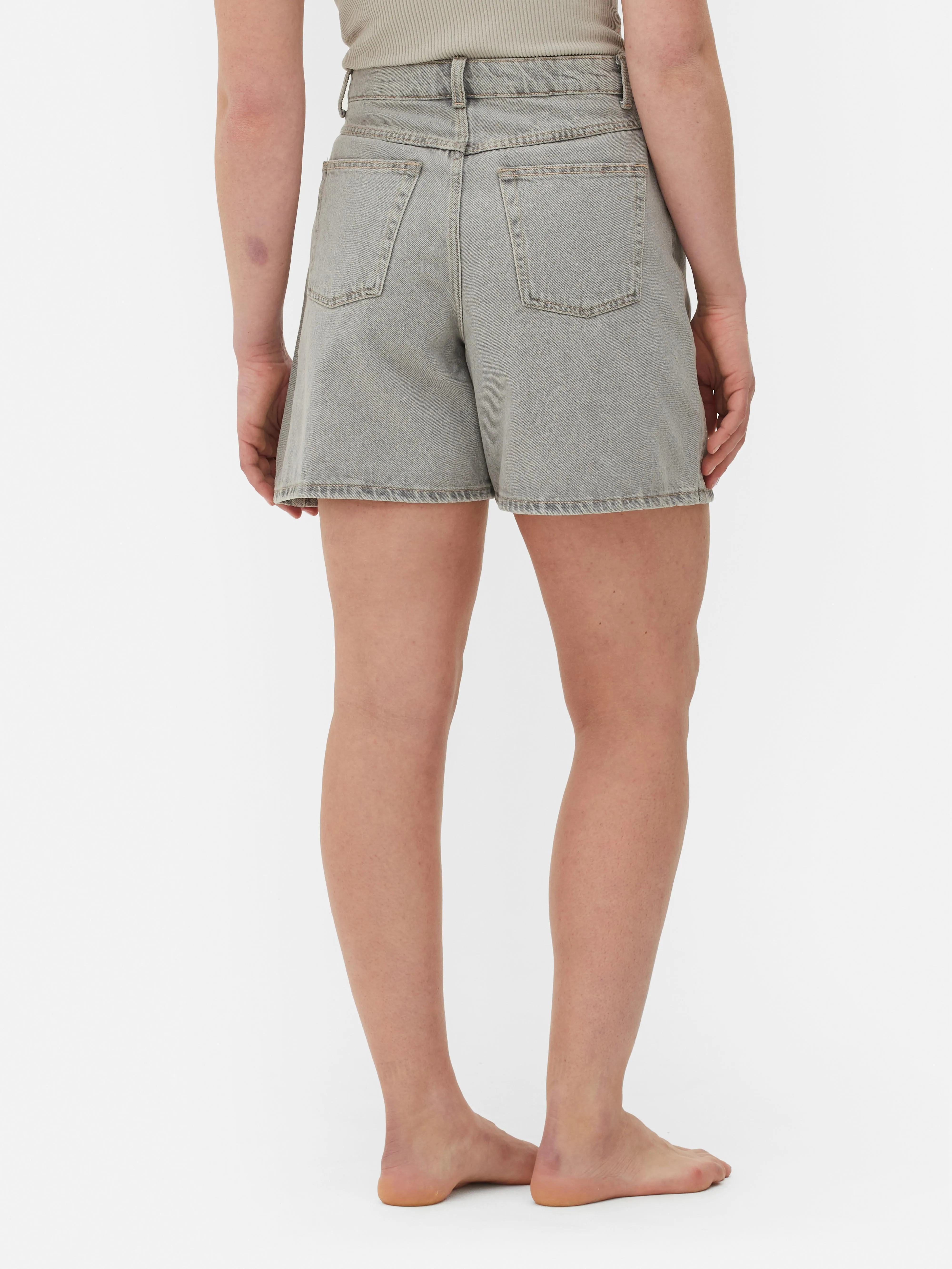Denim shorts for men