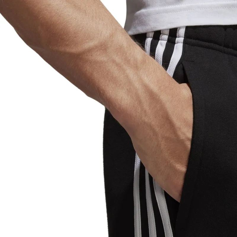 BLACK ADIDAS MEN'S 3STRIPE SPORT PANTS
