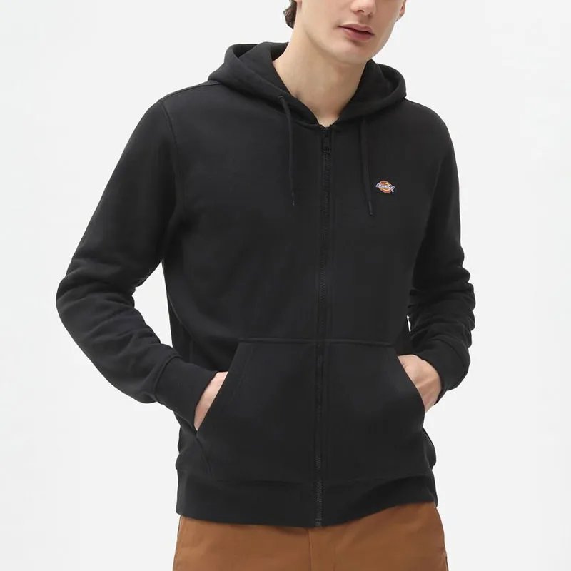 Dickies Oakport Zip Hoodie in Black