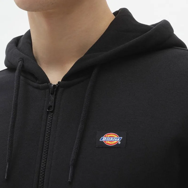 Dickies Oakport Zip Hoodie in Black