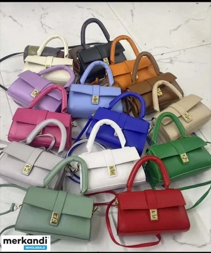 Dmy wholesale women's handbags, modern and colorful variants.