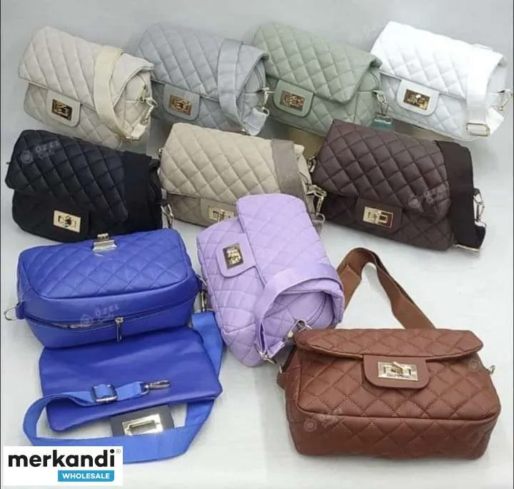 Dmy wholesale women's handbags, modern and colorful variants.