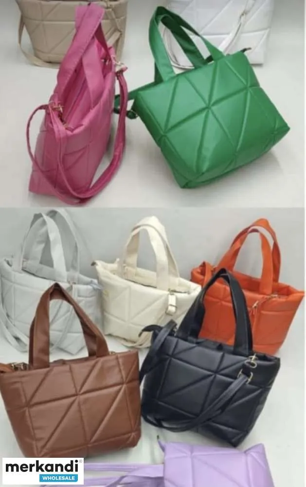 Dmy wholesale women's handbags, modern and colorful variants.