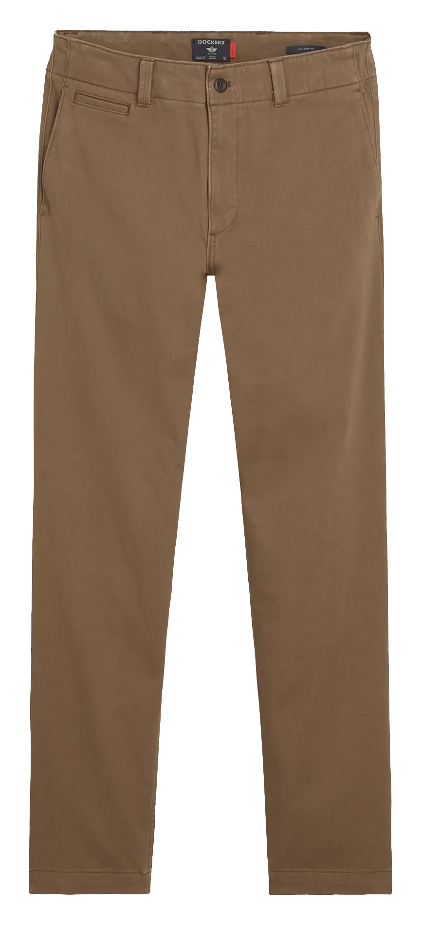 DOCKERS Pantalón de pinzas slim en marron