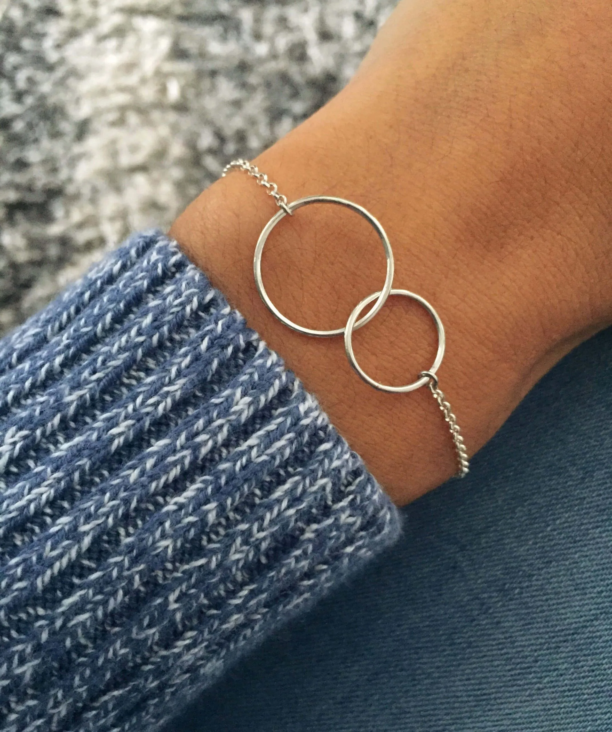 Double Hoop Bracelet.