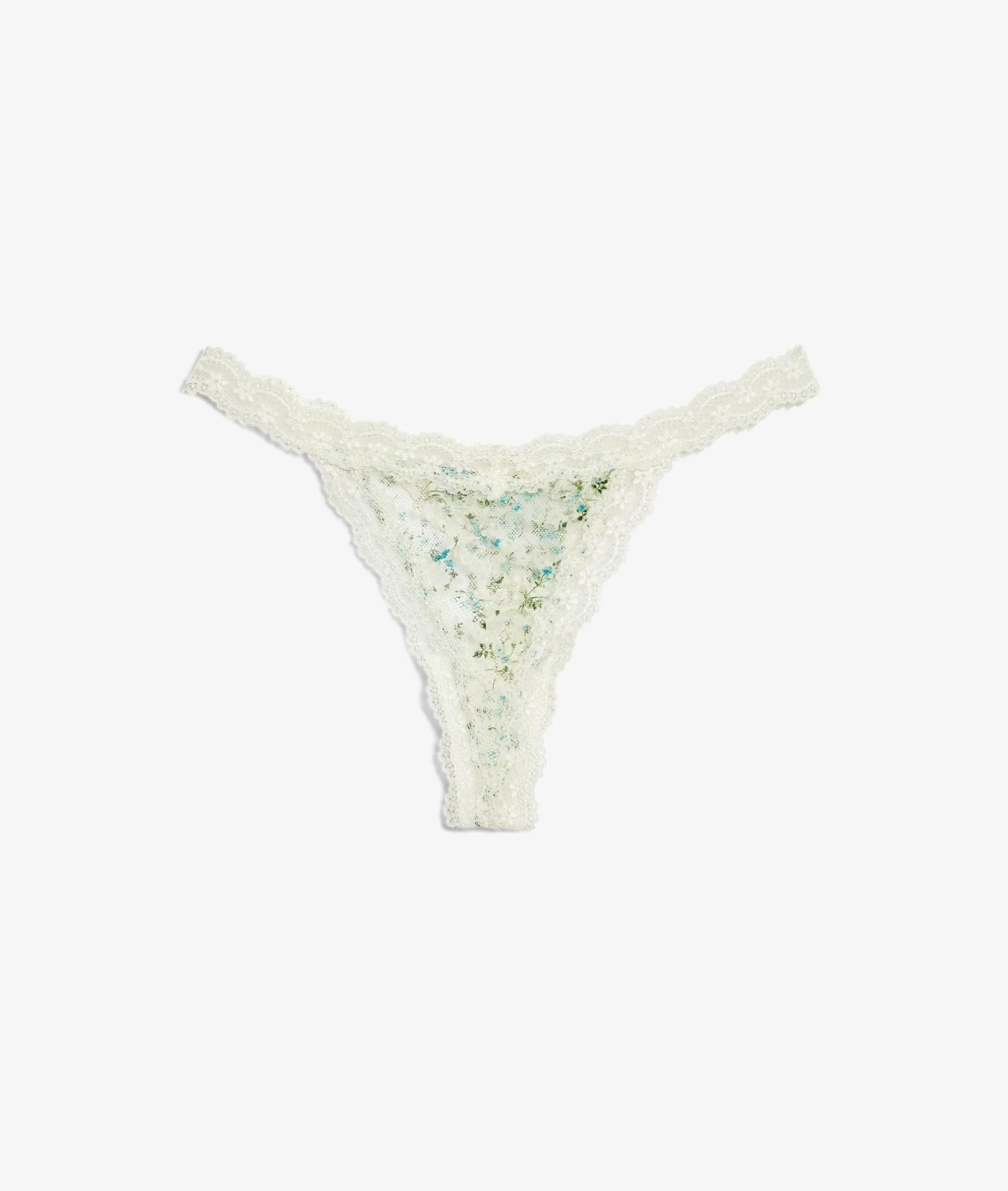 EMBROIDERED LACE THONG BETTY IMP FD ECRU  ETAM