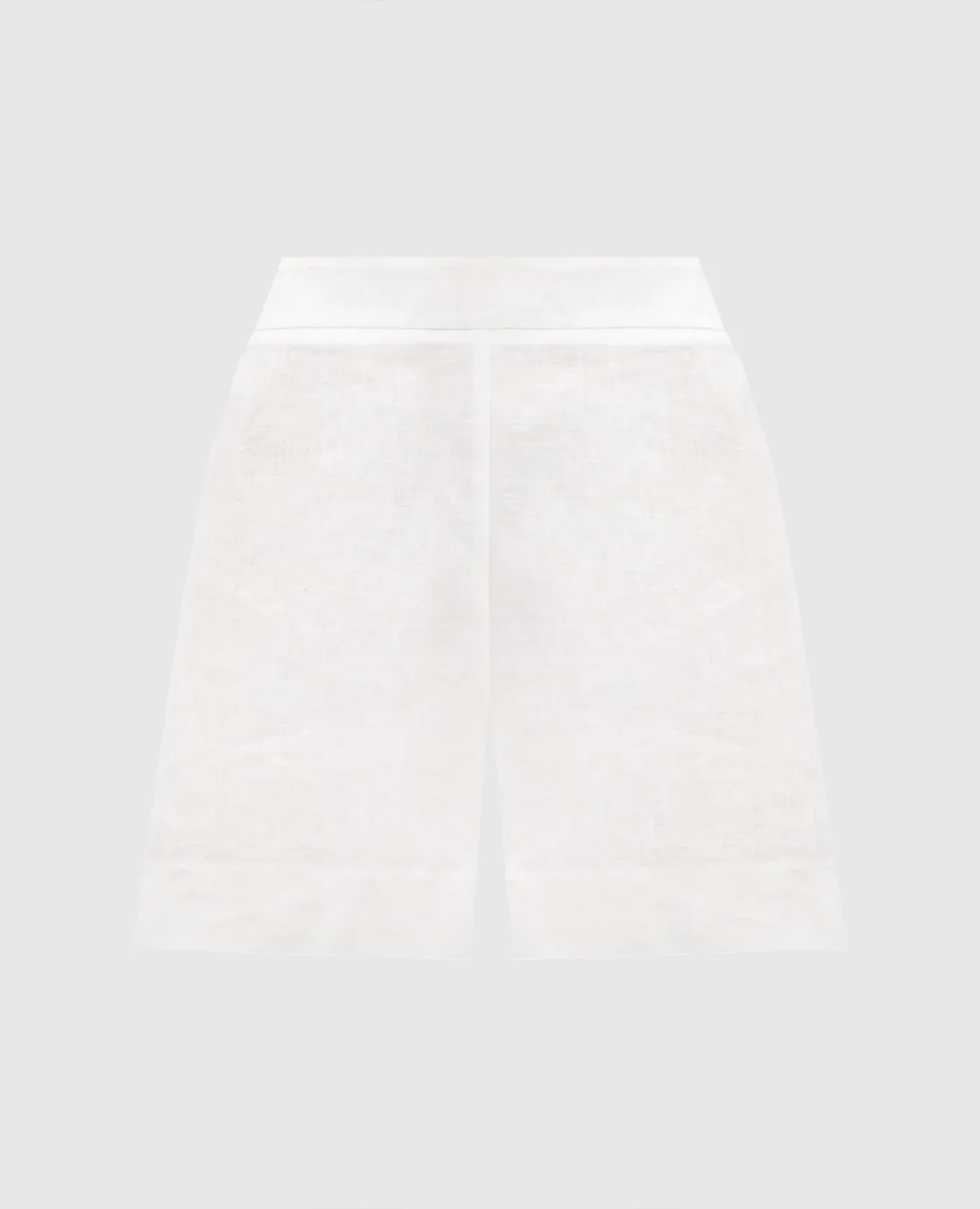White Linen Shorts by Ermanno Scervino