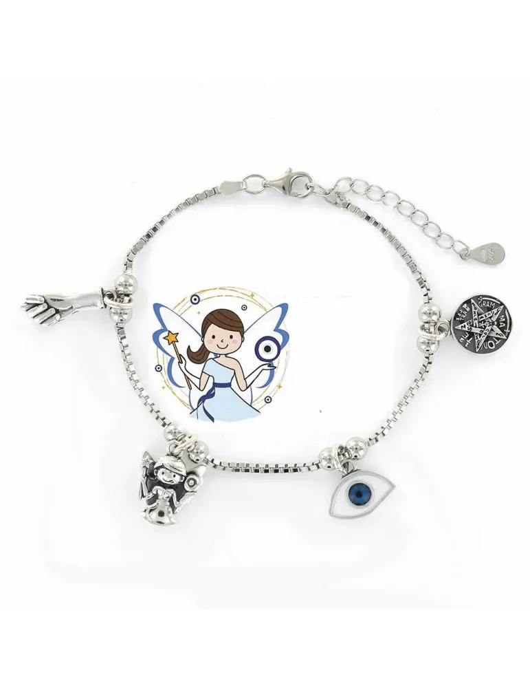 Fairy Protection Silver Bracelet
