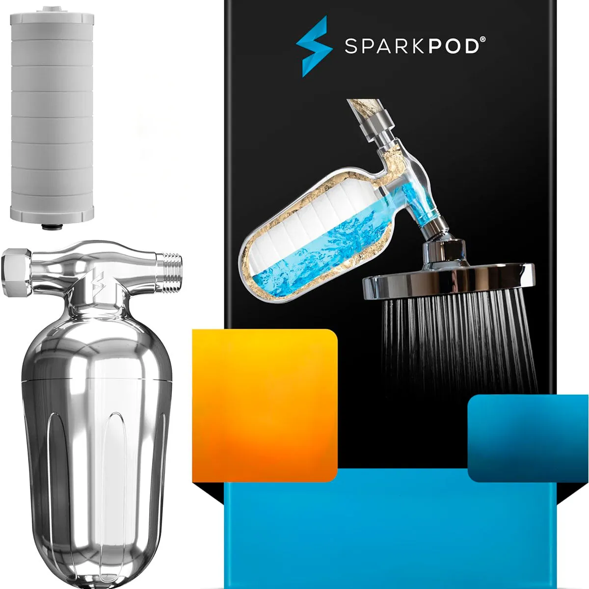 Shower Head Filter, SparkPod Ultra